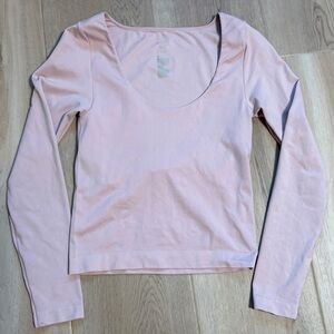 a new day Light Pink Long Sleeve Top